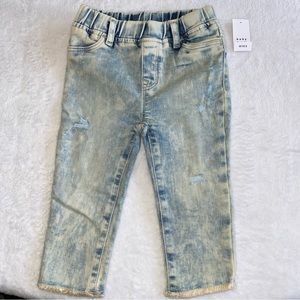 Gap Toddler Ankle Stretch Distressed Denim Jeans